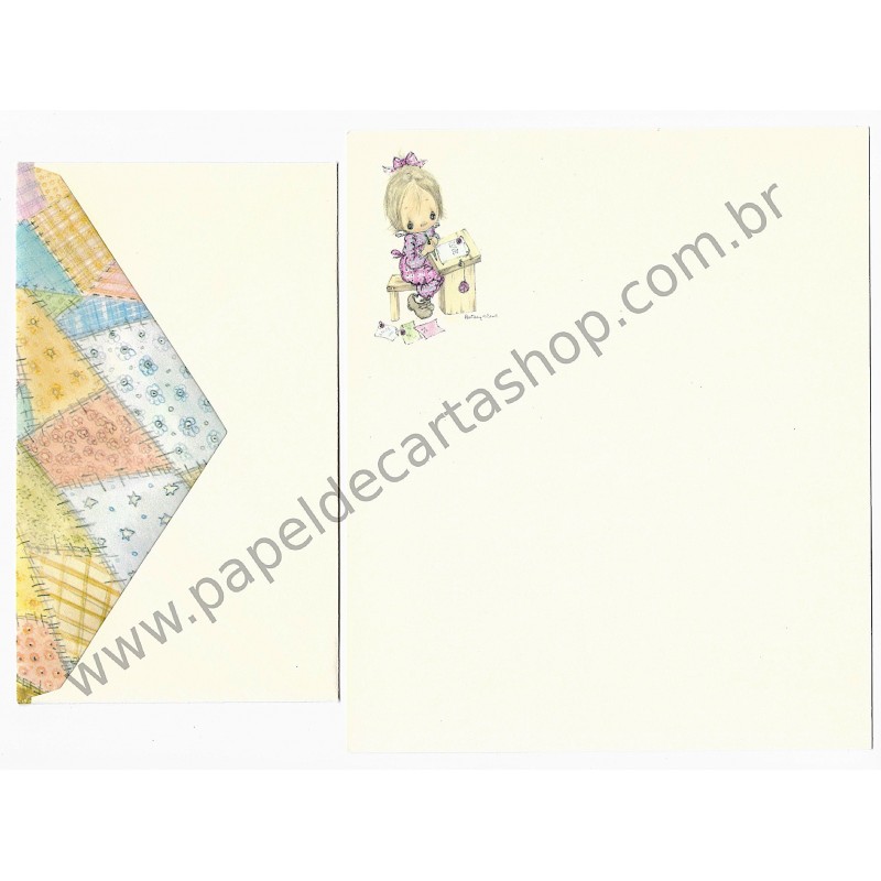 Conjunto de Papel de Carta Antigo Betsey Clark - Escrevendo Cartas 2