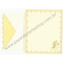 Conjunto de Papel de Carta Antigo Betsey Clark - Pulando Corda