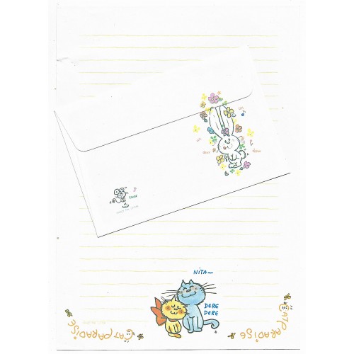 Conjunto de Papel de Carta com envelope ADO MIZUMORI 0079