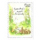 Postcard Antigo Vintage Disney Winnie The Pooh MAIL UK