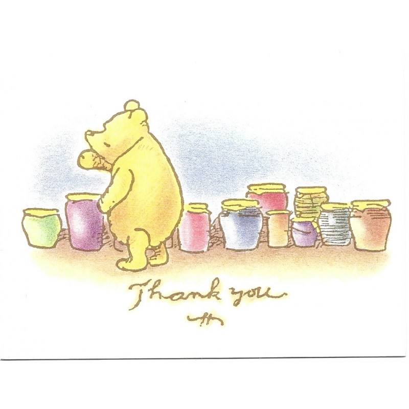 Notecard POOH Thank You California LA