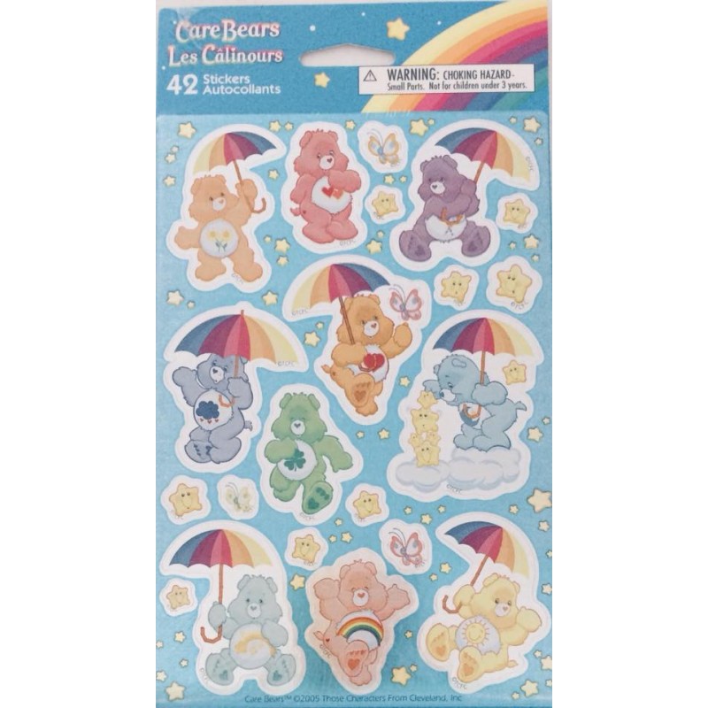 Kit de ADESIVOS Care Bears Ursinhos Carinhosos American Greetings