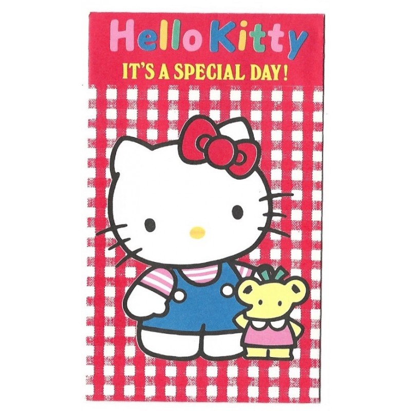 Ano 1989. Mini-Envelope Hello Kitty Sanrio CXD