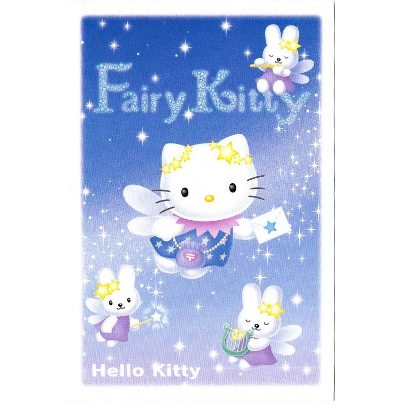 Ano 2004. Postcard Hello Kitty Fairy Kitty Sanrio