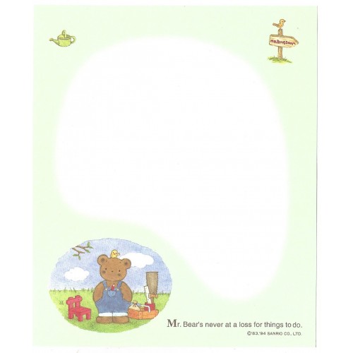 Ano 1994. Coleção Completa de Conjuntos Mr Bears Dream Vintage Sanrio