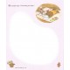 Ano 1994. Kit 10 Papéis de Carta Mr Bear's Dream Vintage Sanrio