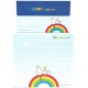 Conjunto de Papel de Carta SNOOPY Rainbow CAZ Peanuts JP