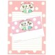 Conjunto de Papel de Carta Disney Minnie and Mickey CRS Tokyo Queen