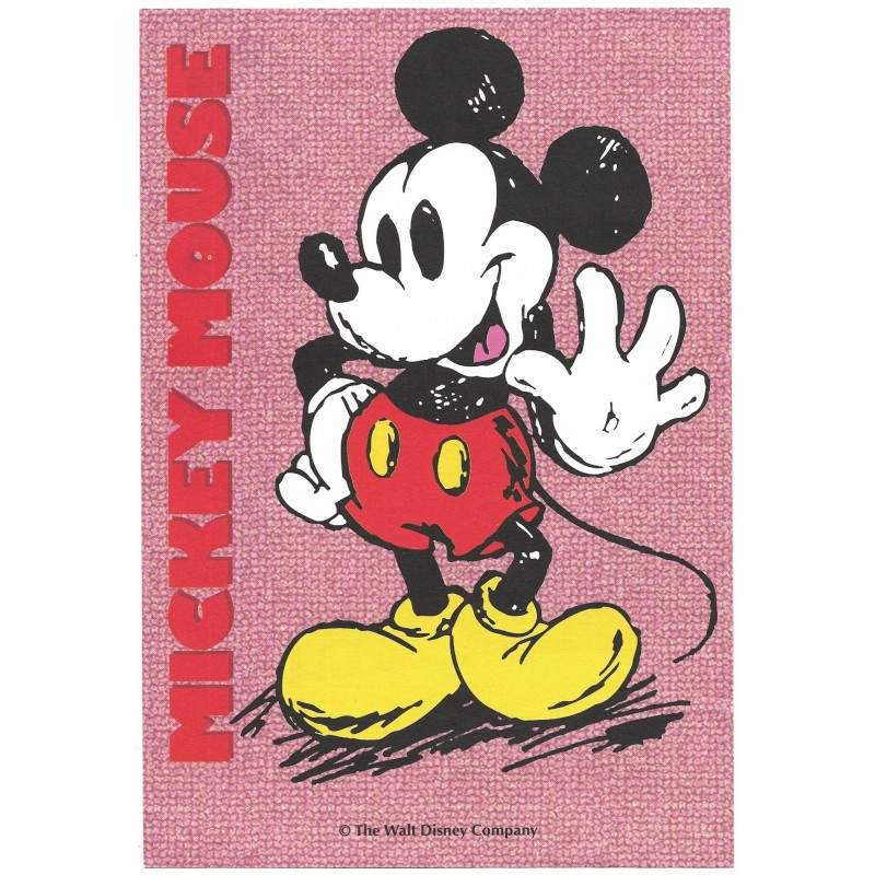 Conjunto de Papel de Carta The Walt Disney Co Mickey Mouse CRS F1