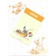 Conjunto de Papel de Carta VINTAGE Disney Enterprises Donald vs Chip'n'Dale