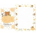 Conjunto de Papel de Carta Rilakkuma Relax 1 - San-X