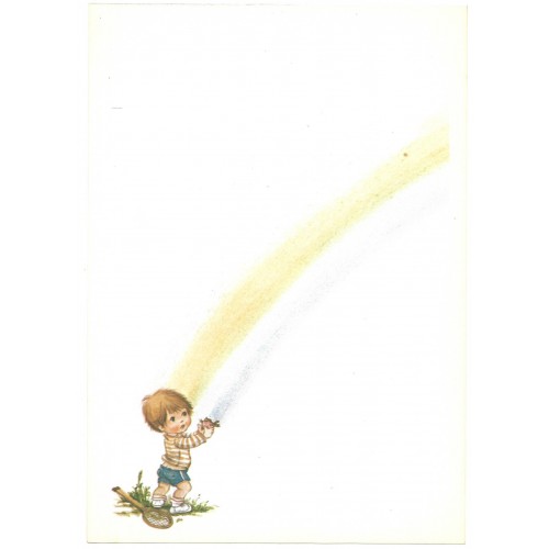 Papel de Carta Antigo Cromocart Little Rainbows 7