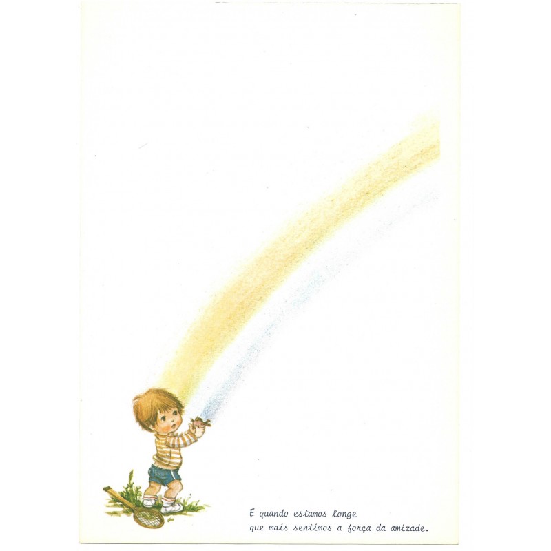 Papel de Carta Antigo Cromocart Little Rainbows 9