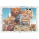 Conjunto de Papel de Carta Importado Bear's Family 5 Litte Fancy