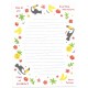 Conjunto de Papel de Carta & NOTECARD Vintage Toco Toucan CLA SAN-X