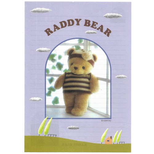 Conjunto de Papel de Carta Vintage Raddy Bear YOSHITOKU