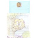 Conjunto de Papel de Carta Antigo Importado Bears 3