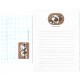 Conjunto de Papel de Carta Antigo Importado Sleeping Puppies