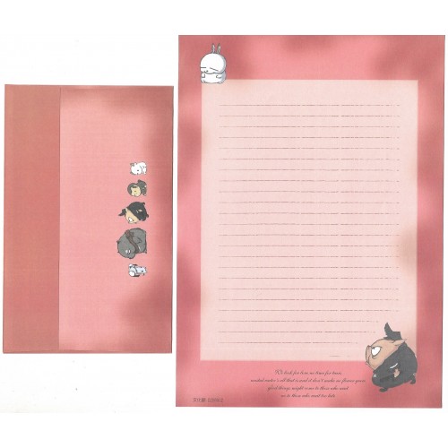 Conjunto de Papel de Carta Importado Mashi Maro CVM JP