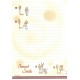 Papel de Carta AVULSO Antigo Importado Sweet Smile AC96037