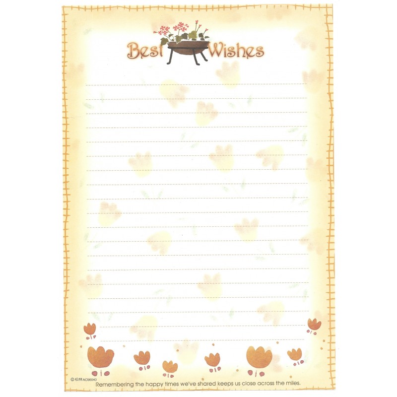 Papel de Carta AVULSO Antigo Importado Sweet Smile AC96040