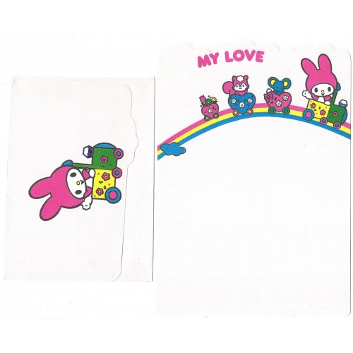 Conjunto de Papel de Carta My Melody My Love Antigo Butterfly