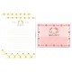 Ano 2000. Conjunto de Papel de Carta Hello Kitty Roses CAM Sanrio