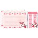 Ano 2013. Conjunto de Papel de Carta My Melody Made In Japan2 Sanrio
