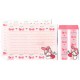 Ano 2013. Conjunto de Papel de Carta My Melody Made In Japan2 Sanrio