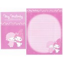 Ano 2004. Conjuntos de Papel de Carta My Melody kit CRS Sanrio