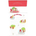 Ano 2003. Conjunto de Papel de Carta My Melody Little Red Hood Sanrio