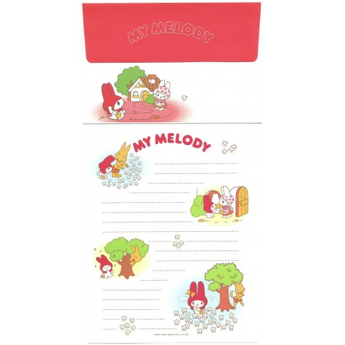 Ano 2003. Conjunto de Papel de Carta My Melody Little Red Hood Sanrio