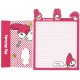 Ano 2006. Conjunto de Papel de Carta My Melody Red Sanrio