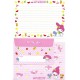 Ano 2001. Conjunto de Papel de Carta My Melody FRUITS Sanrio