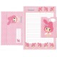 Ano 2007. Conjunto de Papel de Carta My Melody Q Sanrio