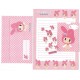 Ano 2007. Conjunto de Papel de Carta My Melody Q ADE Sanrio