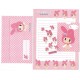 Ano 2007. Conjunto de Papel de Carta My Melody Q ADE Sanrio