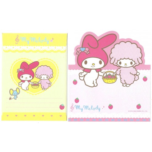 Ano 2006. Conjunto de Papel de Carta My Melody Sweet CAM Sanrio