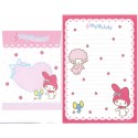 Ano 2006. Conjunto de Papel de Carta My Melody Sweet CVM Sanrio