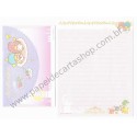 Ano 2015. Conjunto de Papel de Carta Little Twin Stars AGS Sanrio