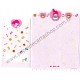 Ano 2001. Conjunto de Papel de Carta My Melody Antigo CRS F2 (Vintage) Sanrio