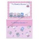 Ano 2017 Mini-Conjunto de Papel de Carta Sanrio Characters Cheery Chums
