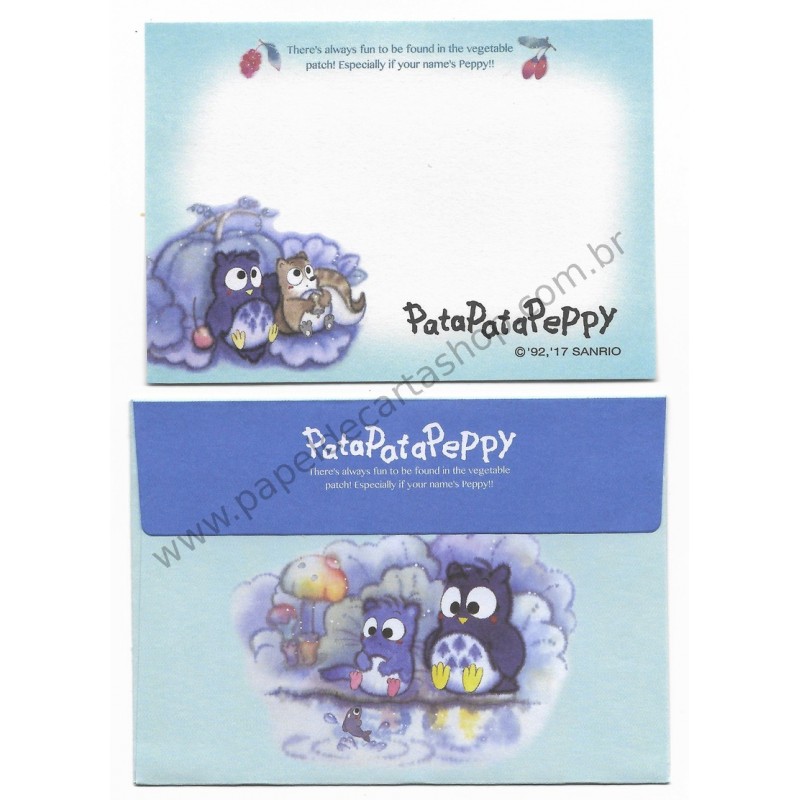 Ano 2017 Mini-Conjunto de Papel de Carta Sanrio Characters PataPataPeppy