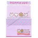 Ano 2017 Mini-Conjunto de Papel de Carta Sanrio Characters Puppie Luv