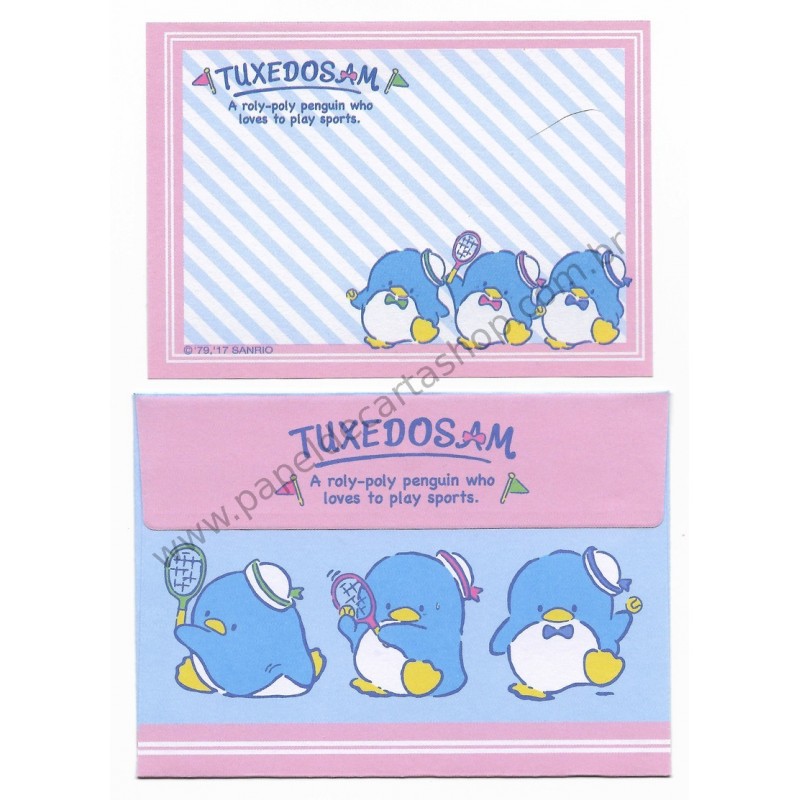 Ano 2017 Mini-Conjunto de Papel de Carta Sanrio Characters Tuxedosam