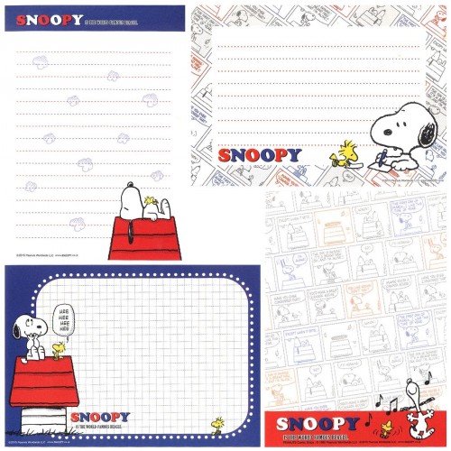 Ano 2015. Kit 4 Notas SNOOPY You like Hockey