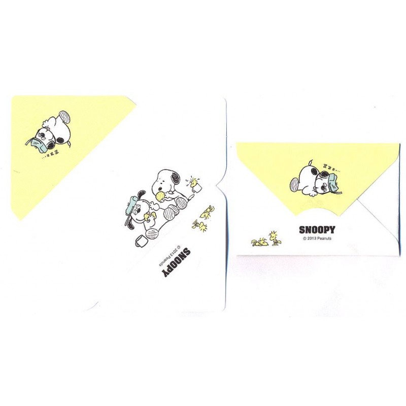 Kit 2 NOTAS Snoopy Peanuts 02 2013