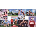 Ano 2015. Kit 8 Notas PEANUTS Movie
