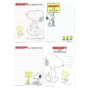 Kit 4 Notas SNOOPY and Woodstock CAM Peanuts