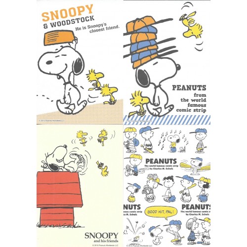 Ano 2015. Kit 8 Notas SNOOPY and His Friends Worldwide LLC Japan